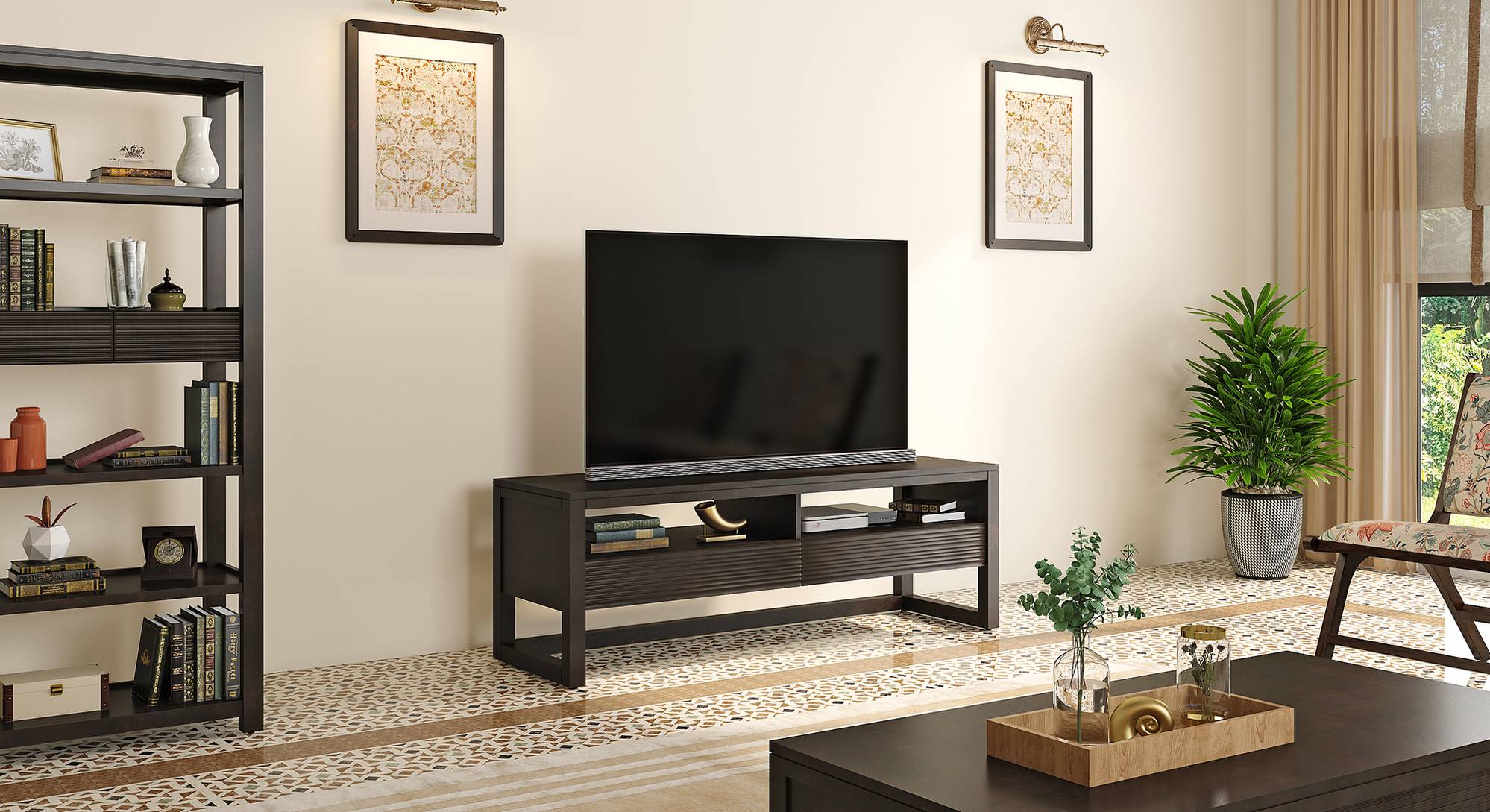 Tv unit decoration deals